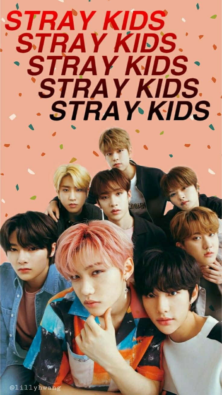 Se på de 8 medlemmer fra Stray Kids! Wallpaper