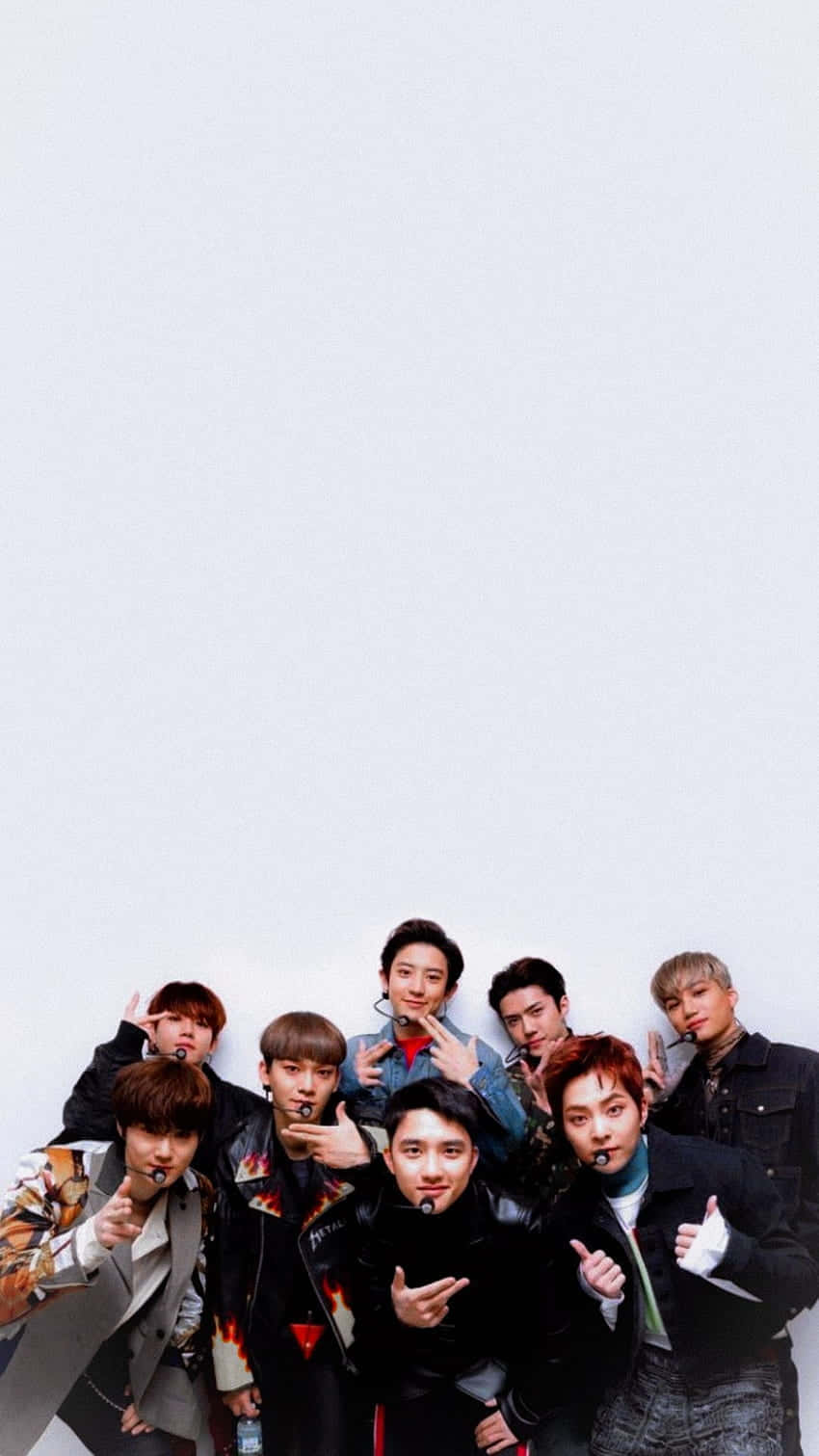 The STRAY KIDS OT8 - Changbin, Felix, Bang Chan, Hyunjin, Han, Lee Know, I.N, and Woojin Wallpaper