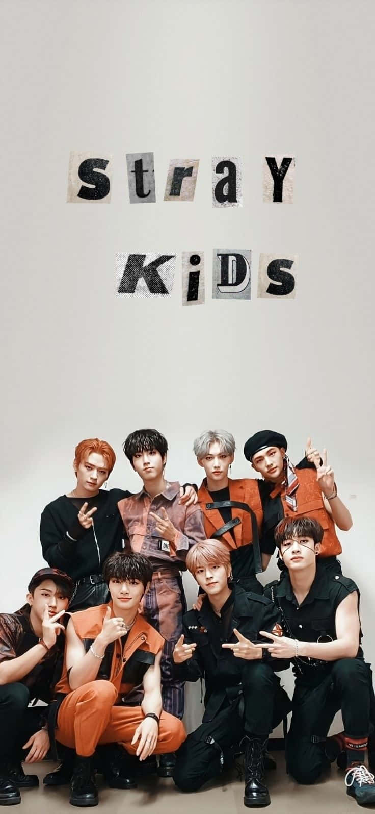 The 8 members of Stray Kids, together living the dream. Wallpaper