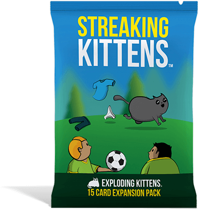 Streaking Kittens Card Expansion Pack PNG