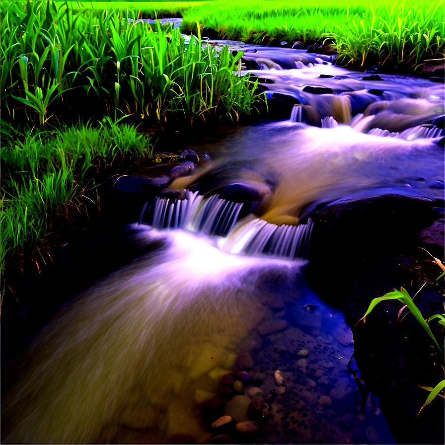 Stream In Farmland Png 11 PNG