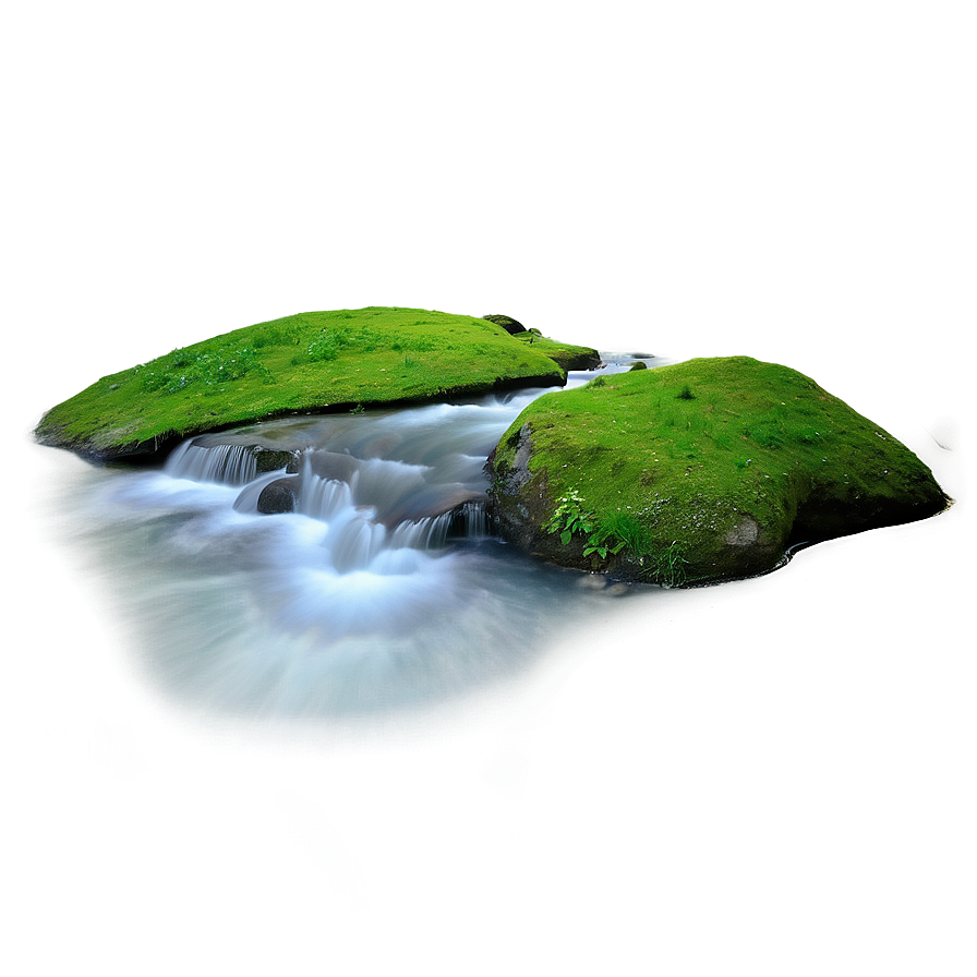 Stream In Rainforest Png 06262024 PNG