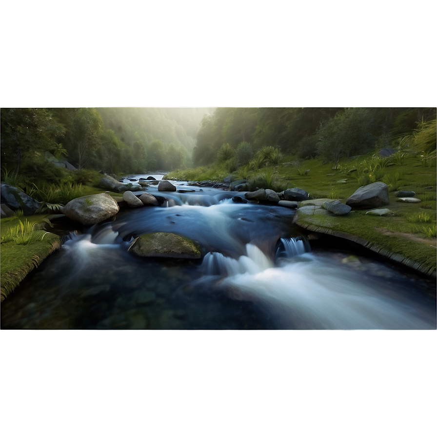 Stream Through Canyon Png Vdt PNG