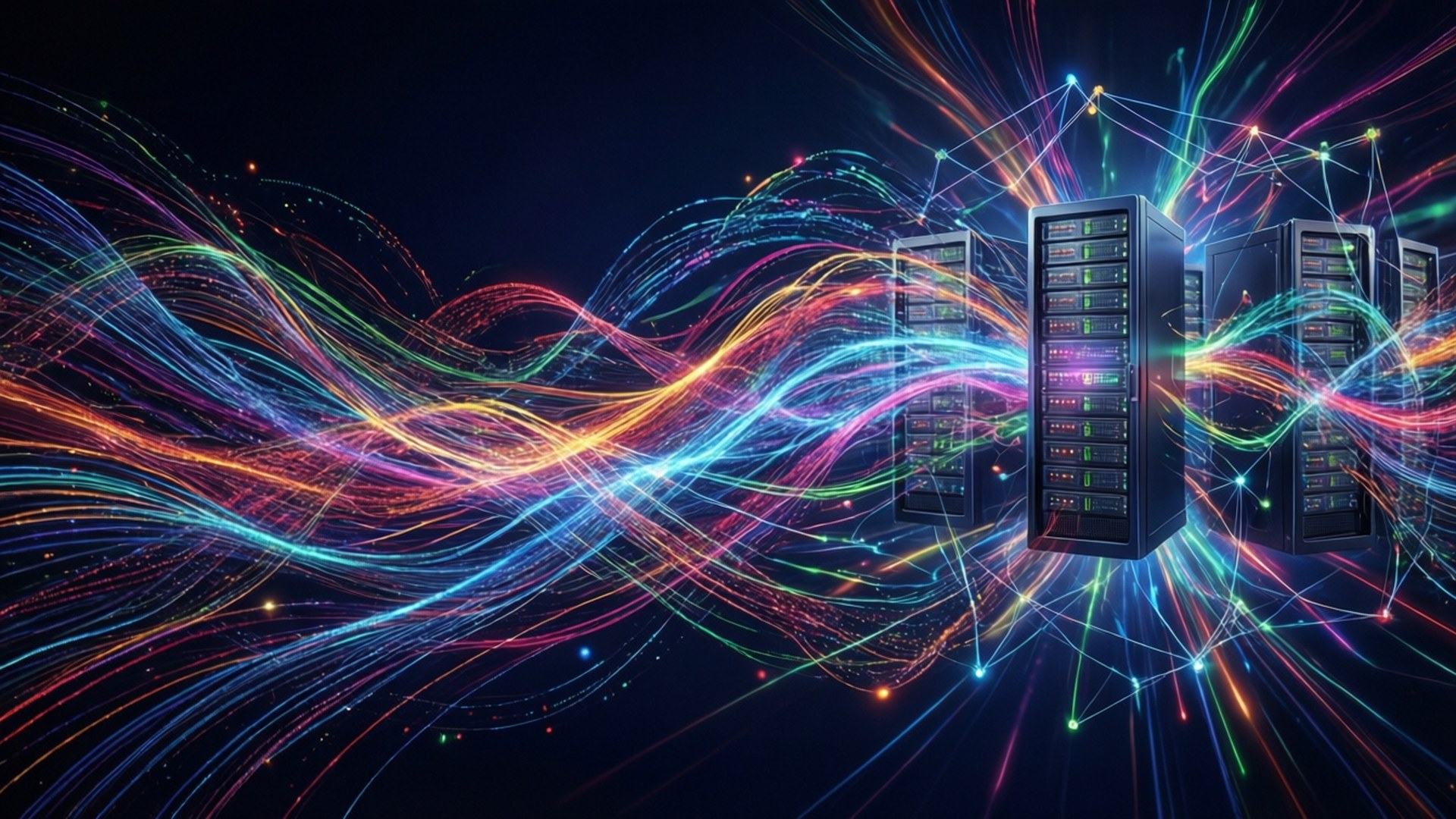 Streaming Data Flow Wallpaper