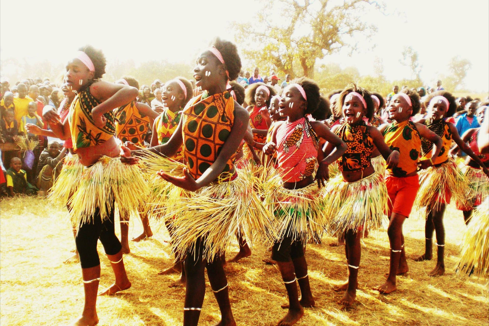 Street Dance In Africa Background