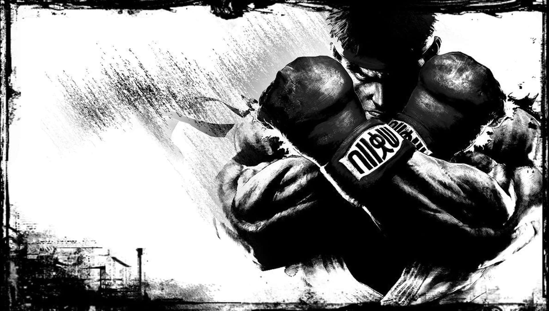 Zweistreet Fighter-champions Treten Gegeneinander An. Wallpaper