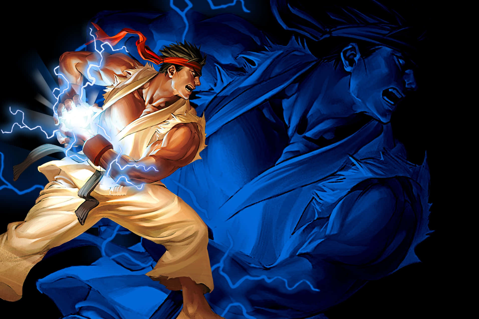 Slaget af Mestre i Street Fighter 4k Wallpaper