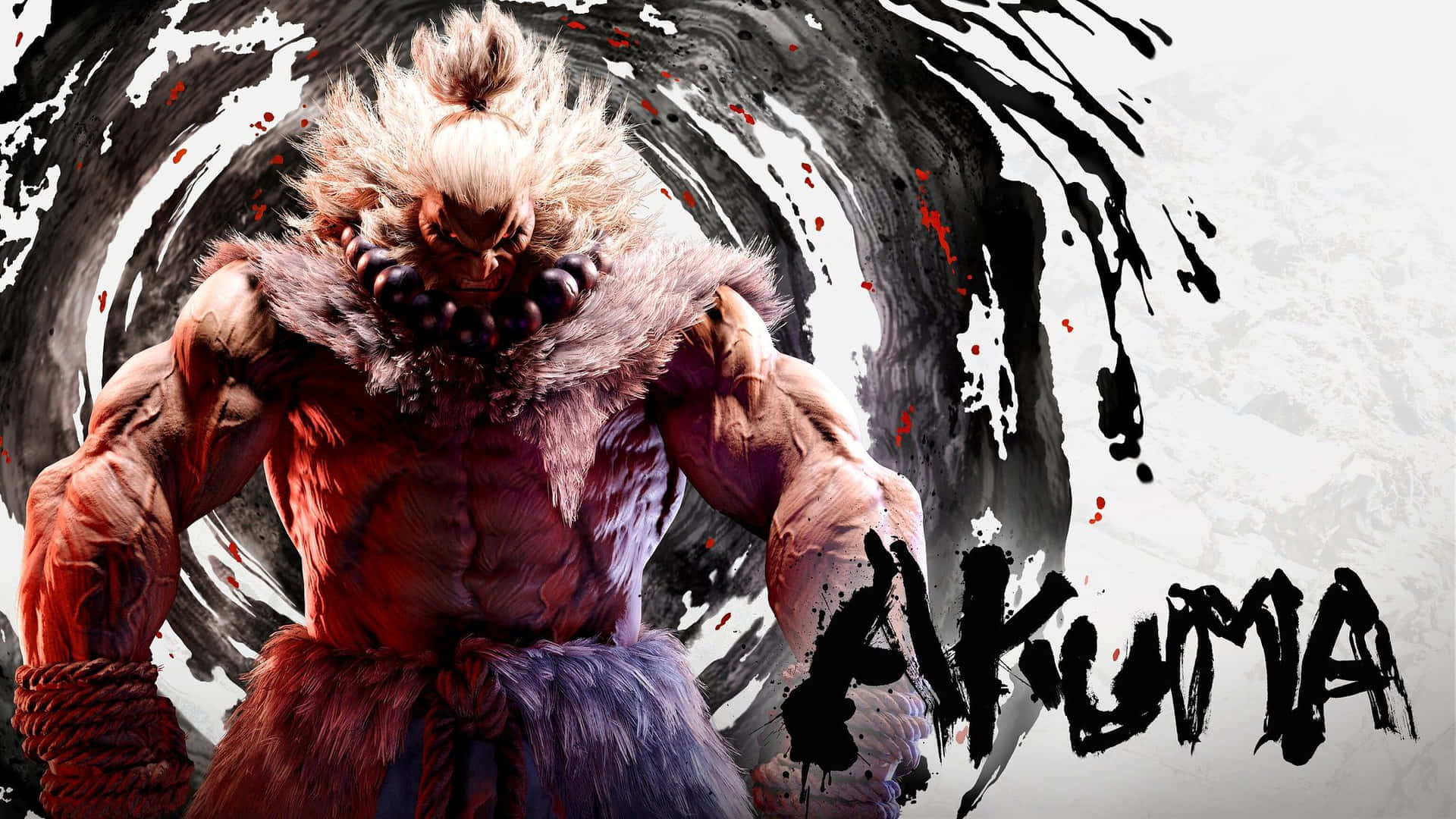 Street Fighter Akuma Fury Wallpaper