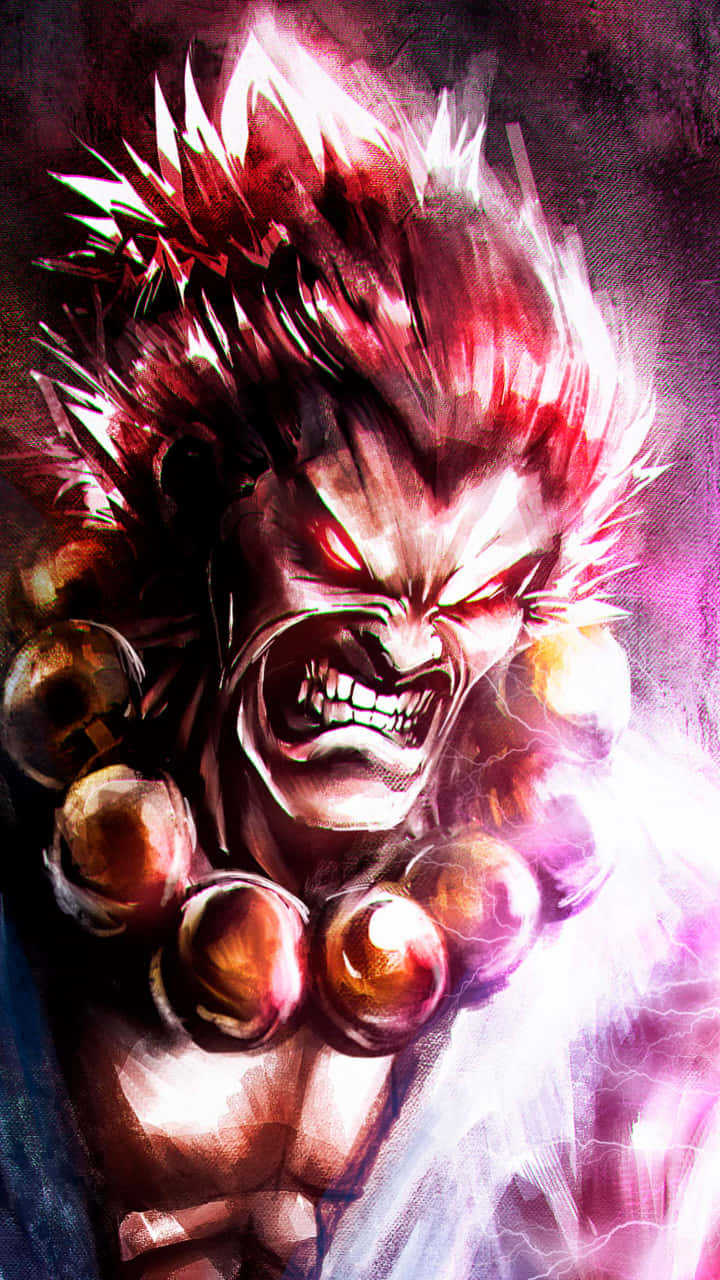 Street Fighter Akuma Fury Wallpaper