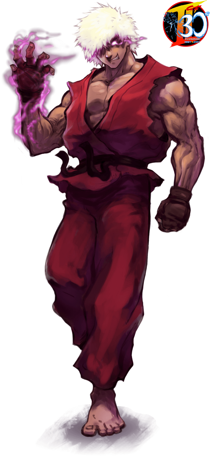 Street Fighter Akuma Power Stance PNG