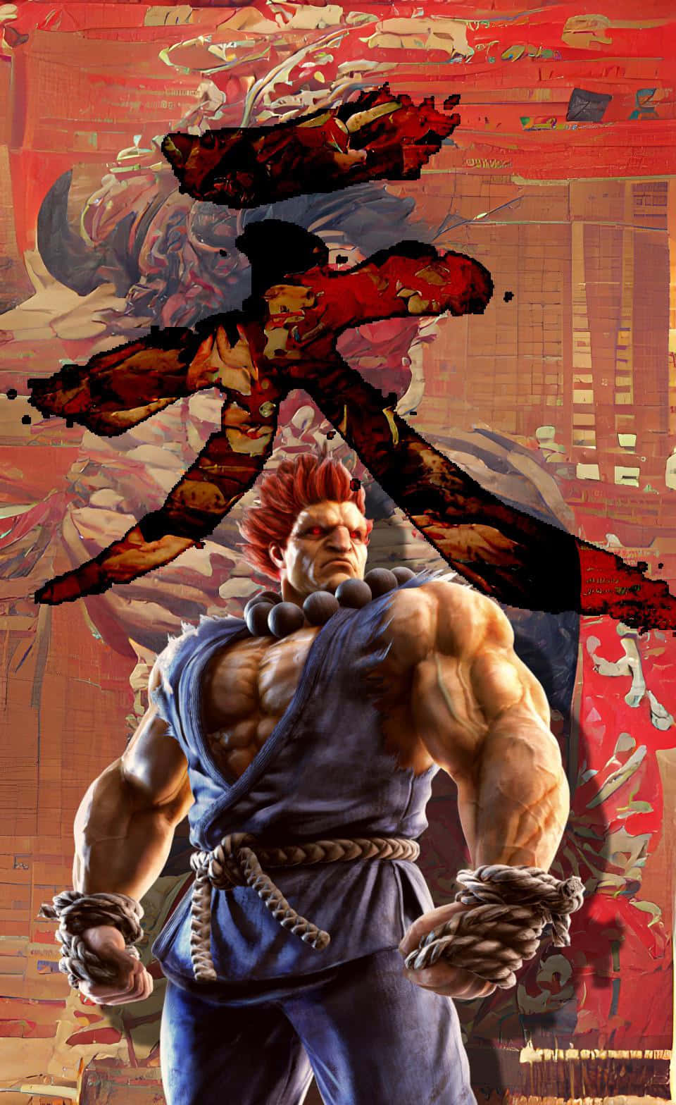Street Fighter Akuma Power Stance Wallpaper
