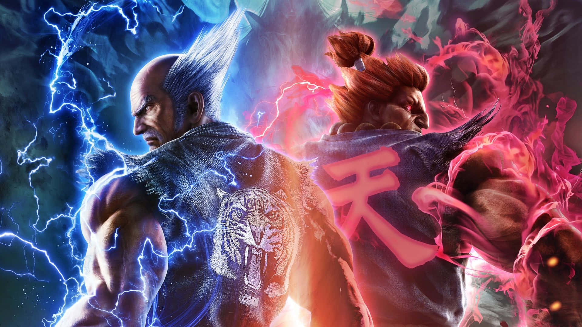 Street Fighter Akuma Vs Ryu Epic Battle Wallpaper