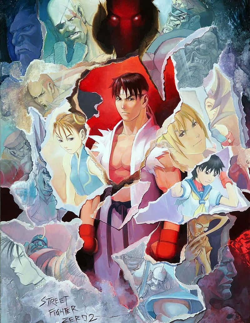 Street Fighter Alpha Collage Art Wallpaper