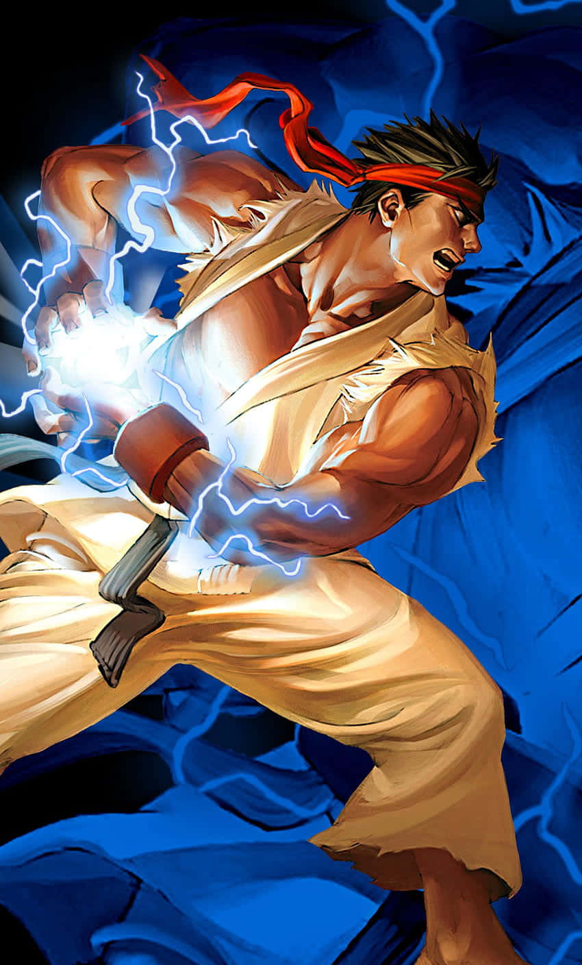 Street Fighter Alpha Electric Fury Wallpaper