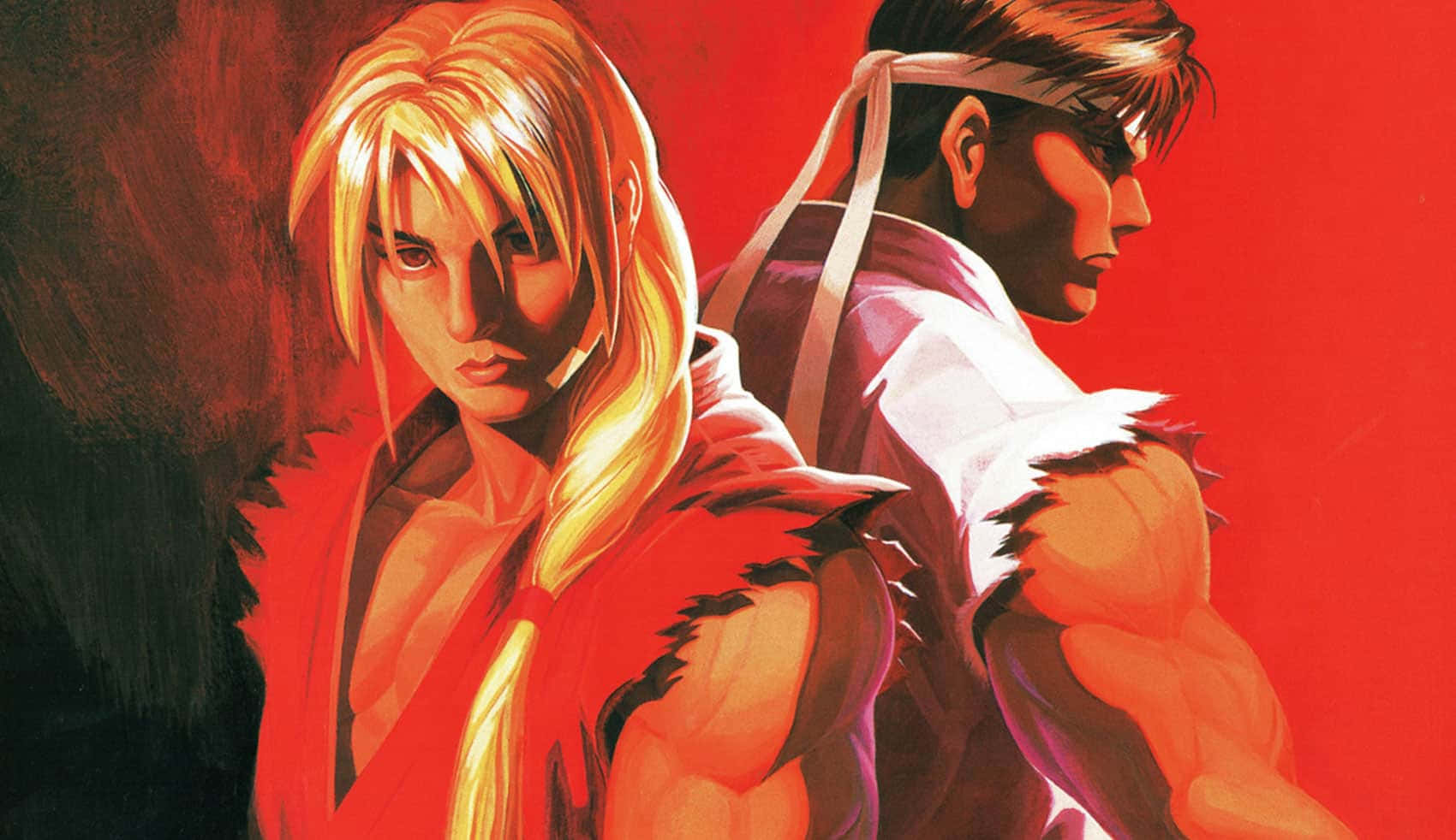 Street Fighter Alpha Kenand Ryu Artwork Wallpaper