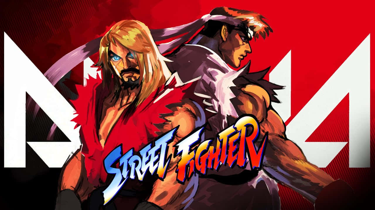 Street Fighter Alpha Ryu Ken Faceoff Wallpaper