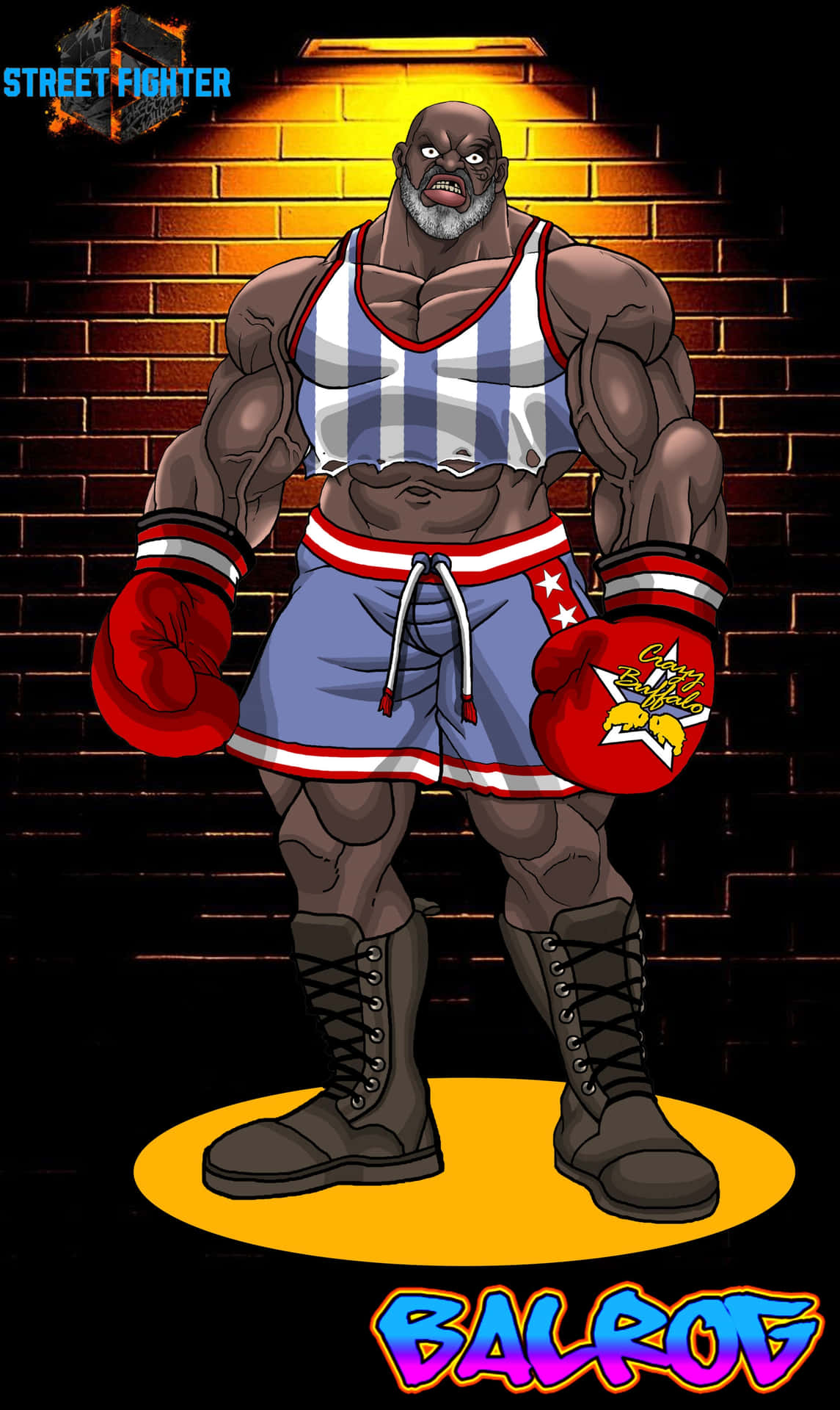 Street Fighter Balrog Illustration Wallpaper