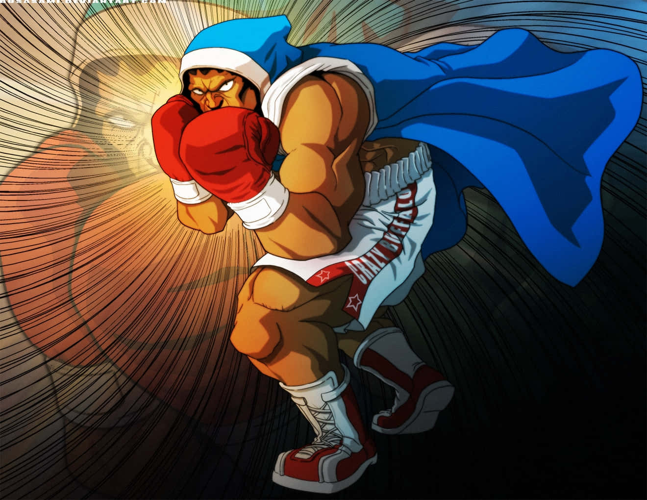 Street Fighter Balrog Readyto Fight Wallpaper