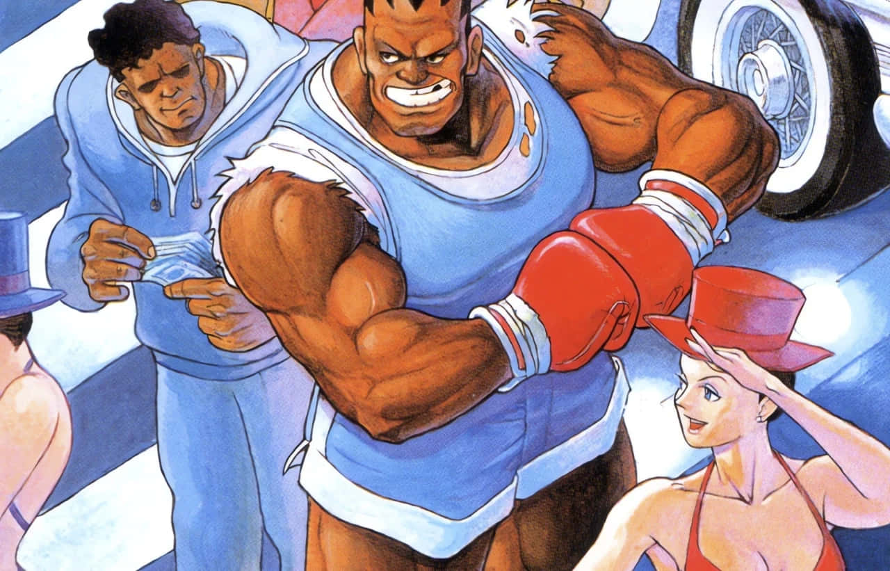 Street Fighter Balrogand Companions Wallpaper