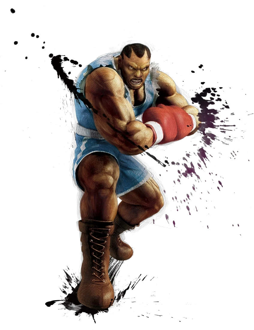Street Fighter Balrogin Action Wallpaper