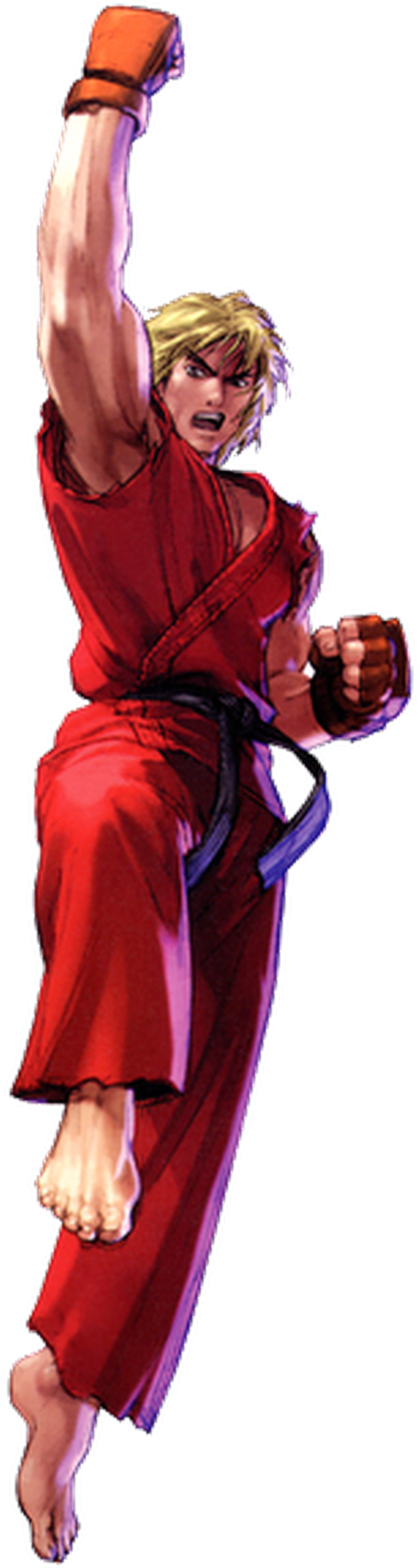 Street Fighter Characterin Red Gi PNG