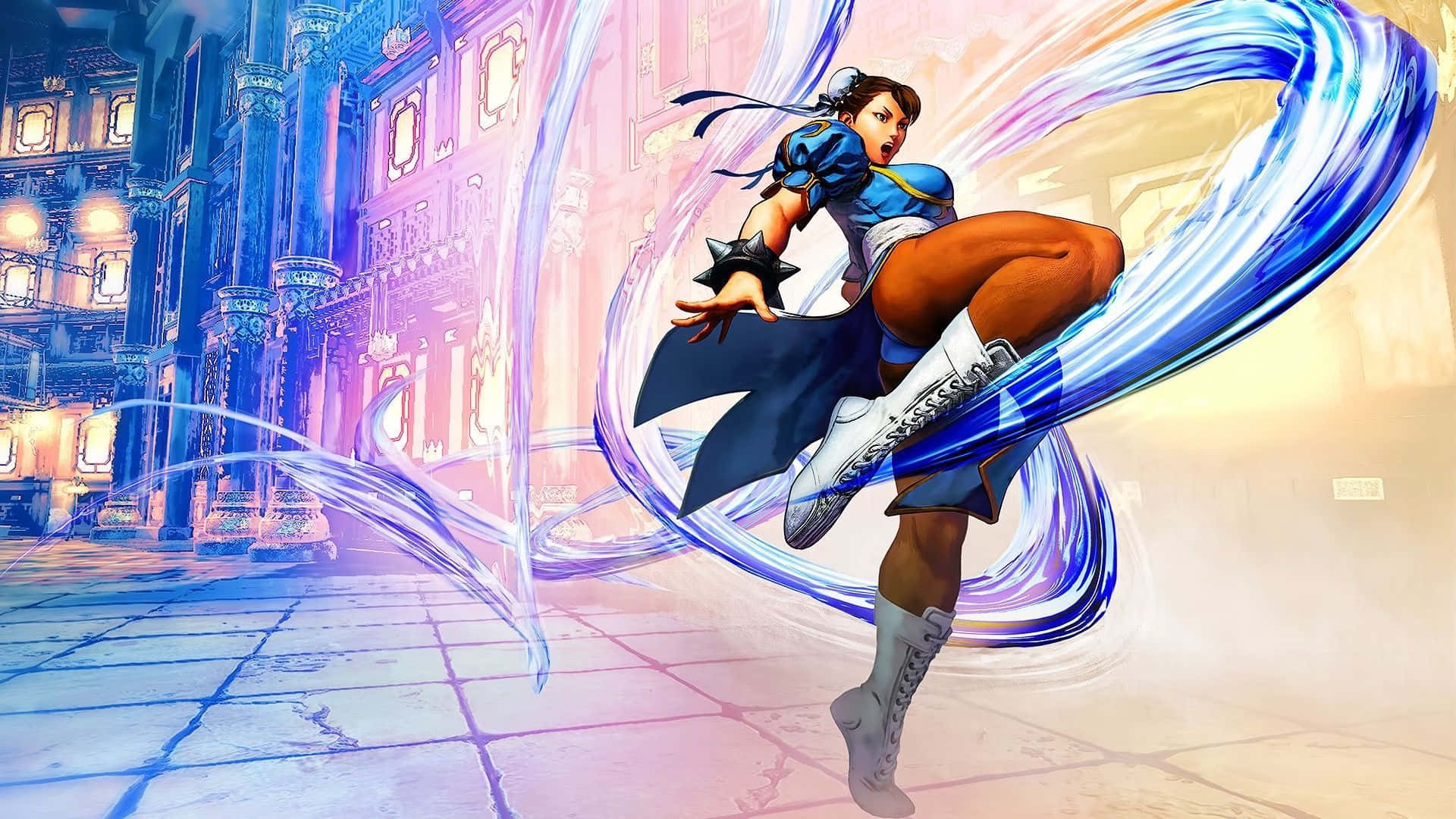 Iconic Street Fighter Characters Showdown Wallpaper