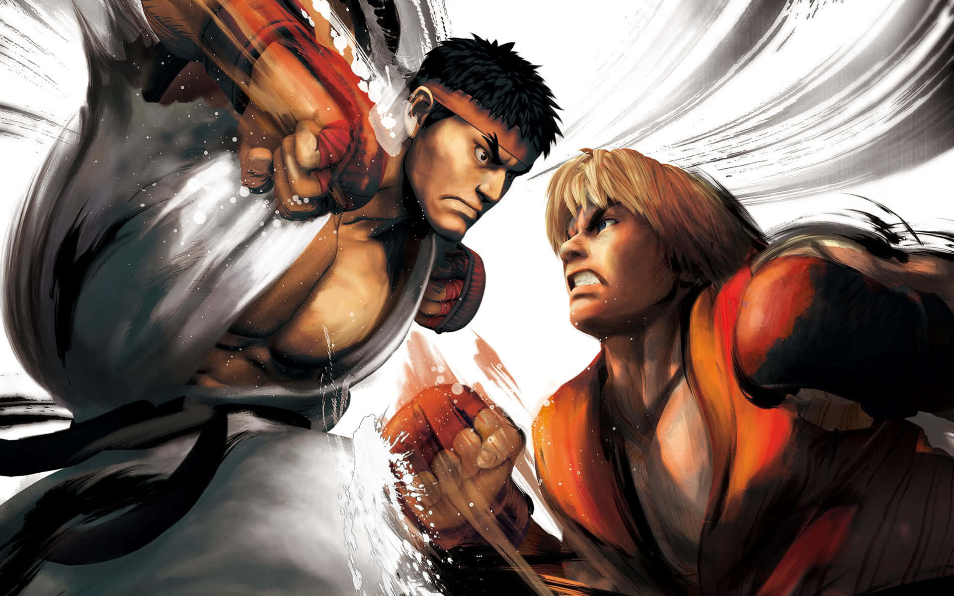 Épicabatalla De Personajes De Street Fighter Fondo de pantalla