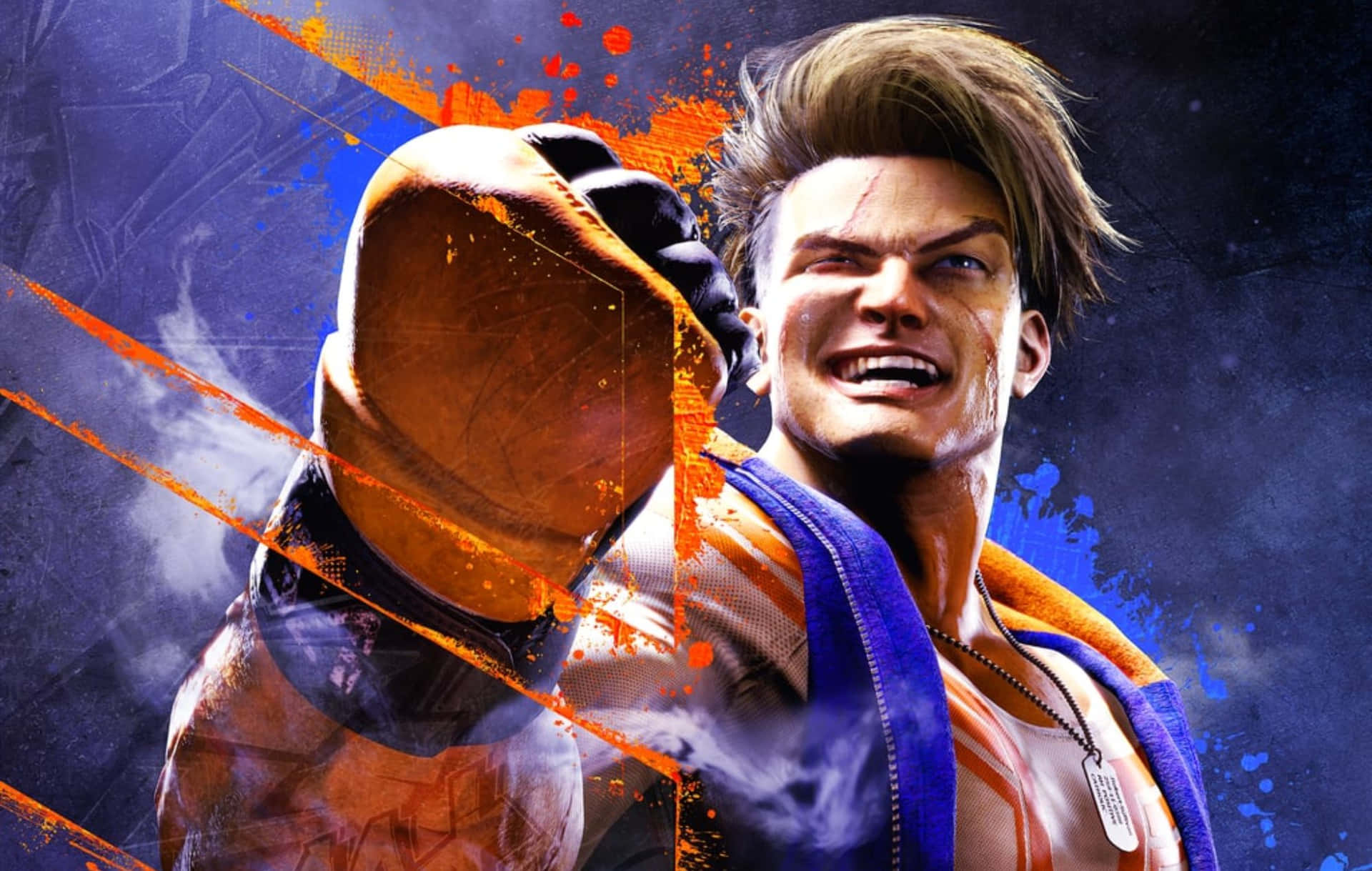 Iconic Street Fighter Characters Battle Ready Wallpaper