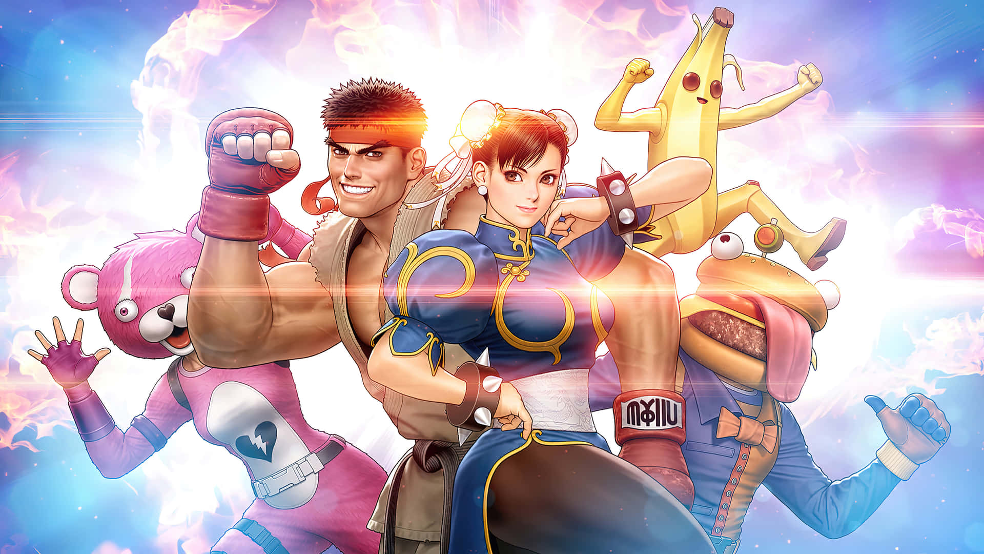 Street Fighter Characters Chun Li Centerpiece Wallpaper