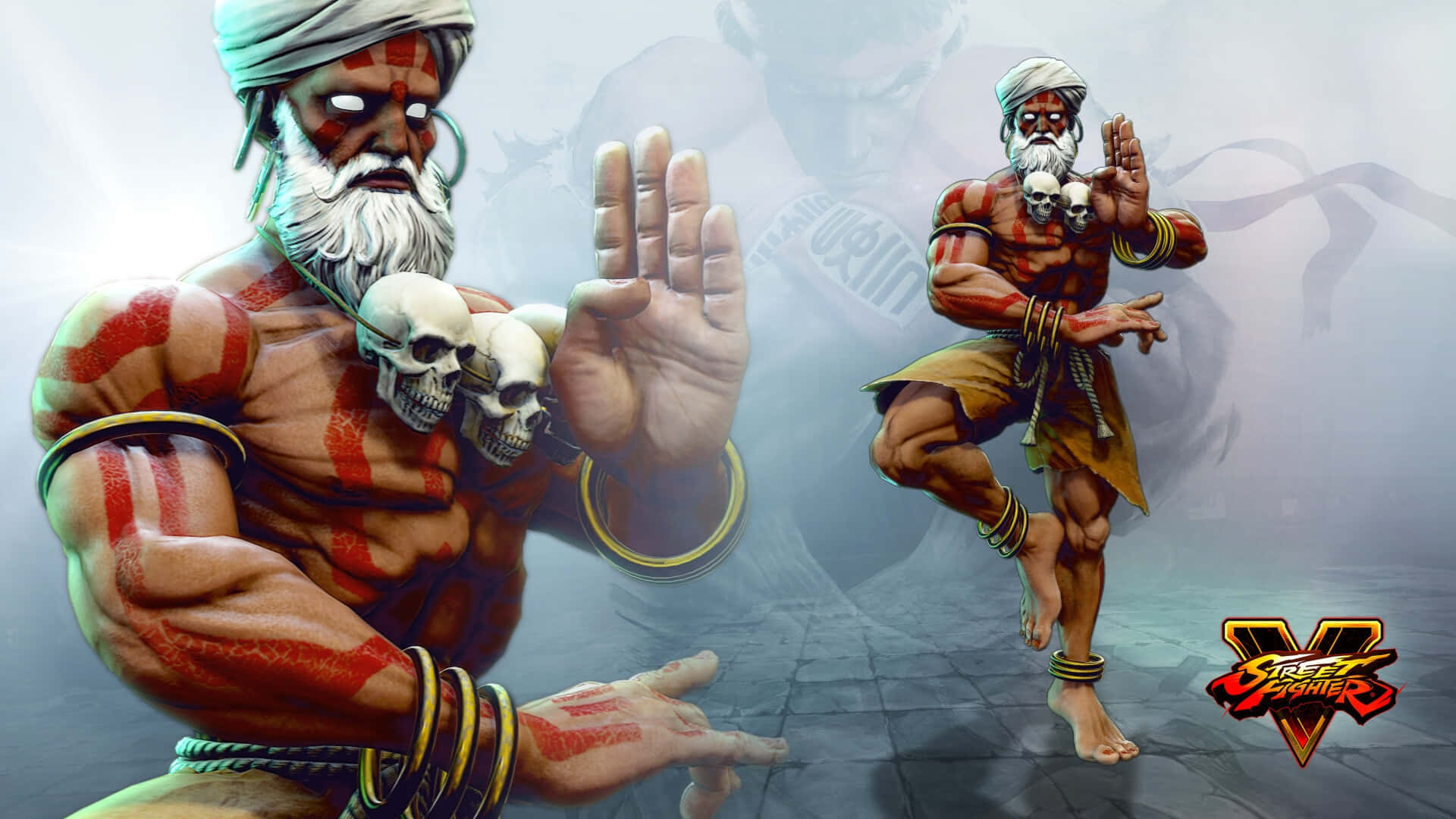 Street Fighter Dhalsim Powerful Pose Wallpaper