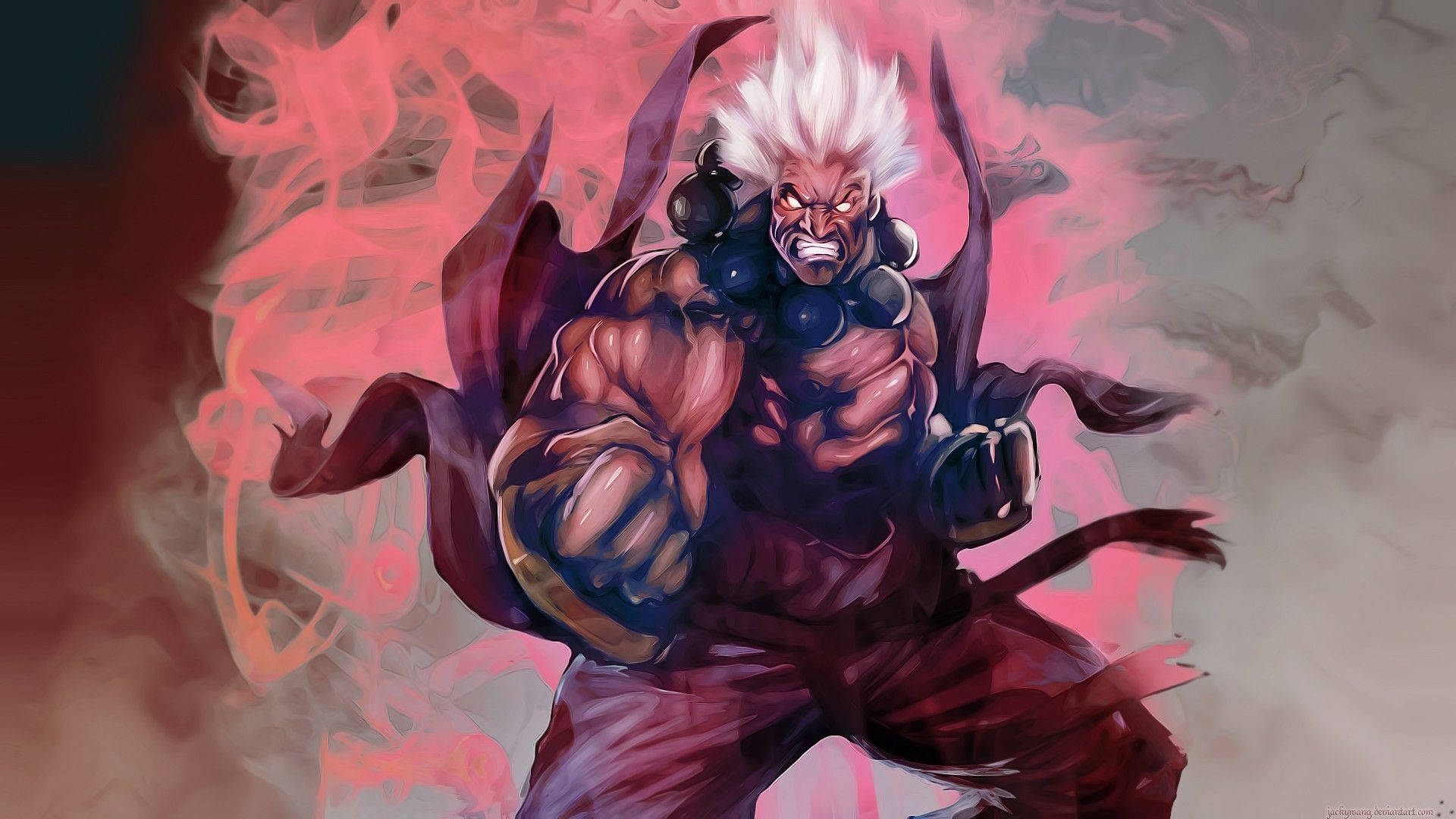 Street Fighter Enraged Beast Oni Akuma Wallpaper