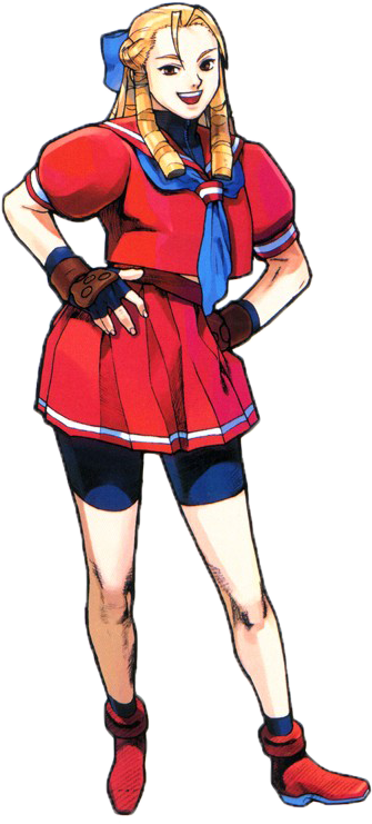 Street Fighter Female Fighter Pose PNG