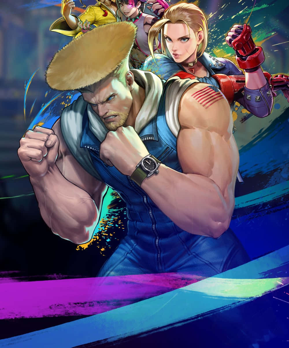 Street Fighter Guileand Companions Wallpaper