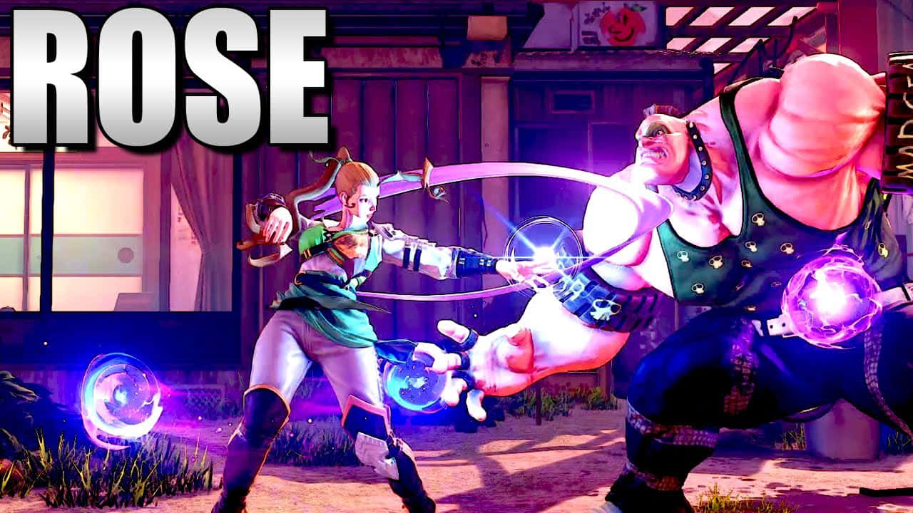 Street Fighter Rose Versus Opponent Wallpaper