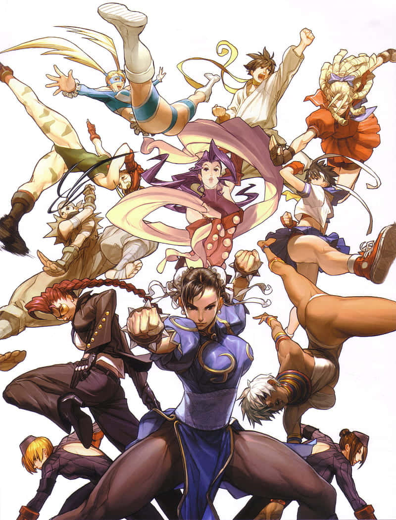 Street Fighter Roseand Characters Wallpaper
