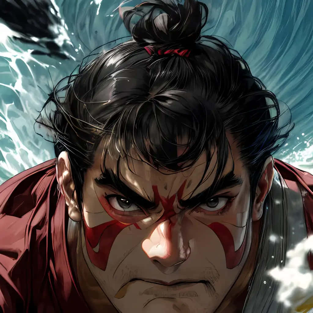 Street Fighter Ryu Intense Gaze Wallpaper