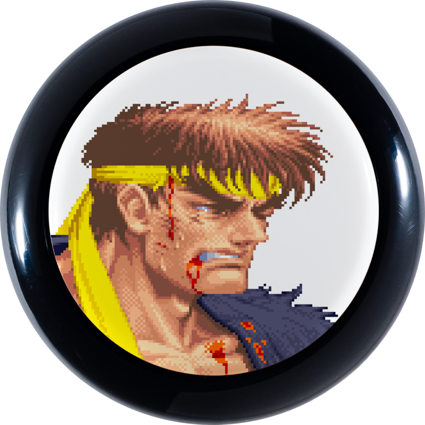 Street Fighter Ryu Pixel Art PNG