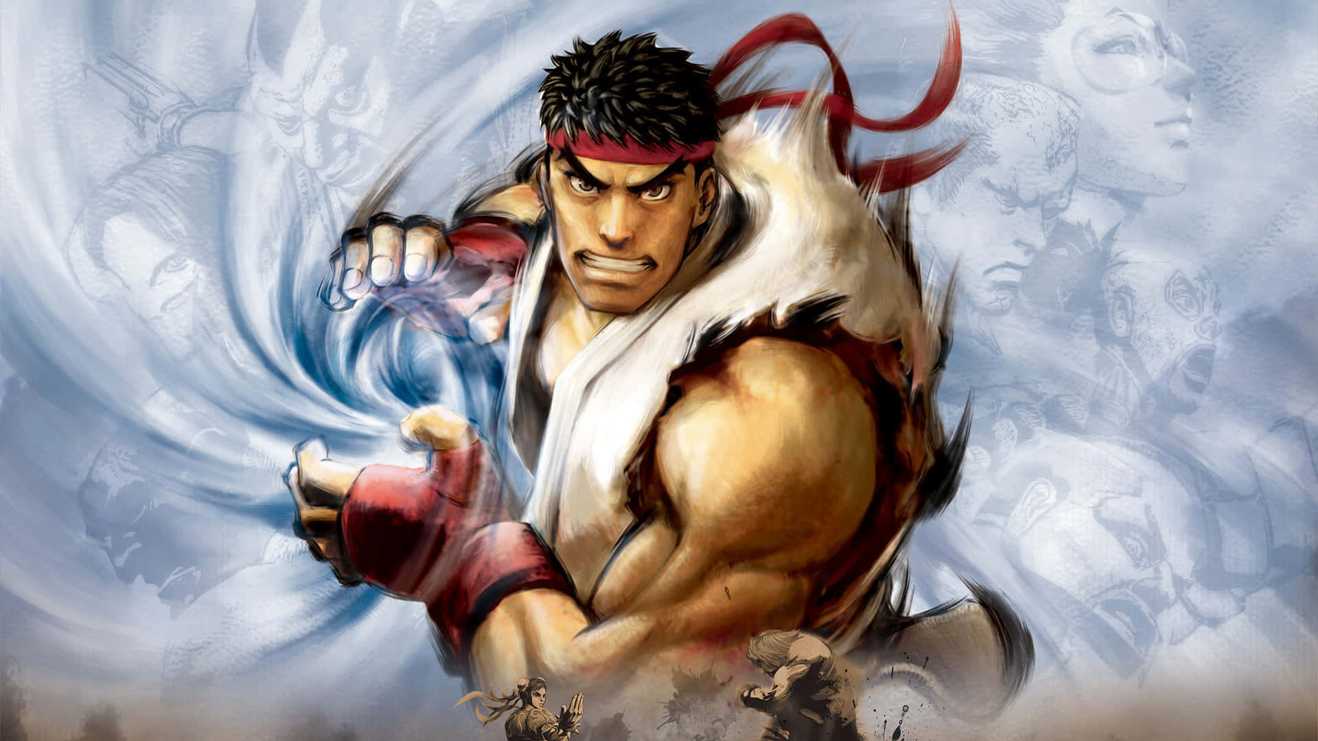 Street Fighter Ryu Powerful Stance Wallpaper