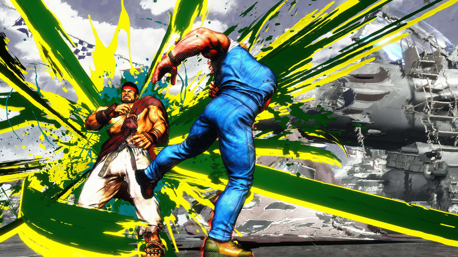 Street Fighter Ryu Powerful Strike Wallpaper