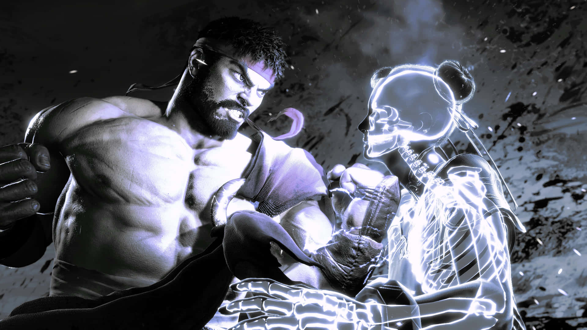 Street Fighter Ryu Versus Chun Li Wallpaper