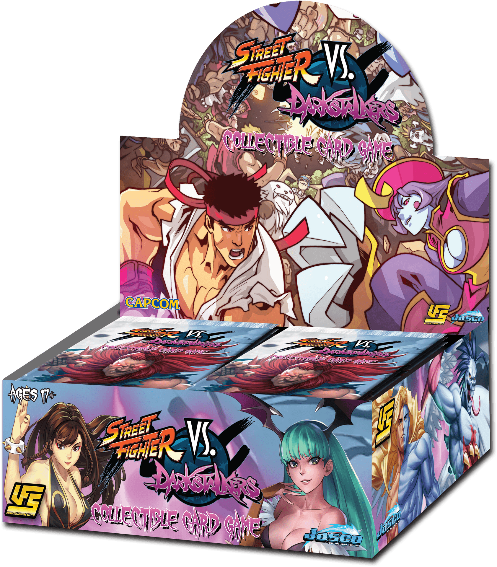 Street Fighter V S Darkstalkers Card Game Box PNG