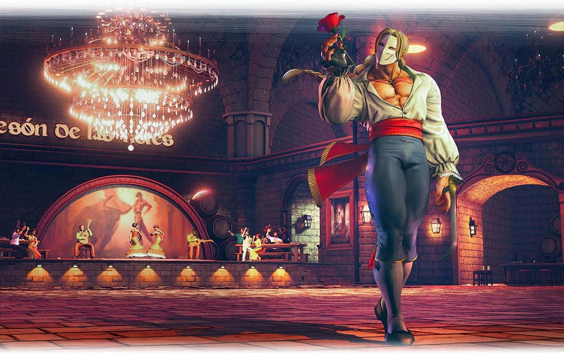 Street Fighter Vega Flamenco Tavern Wallpaper