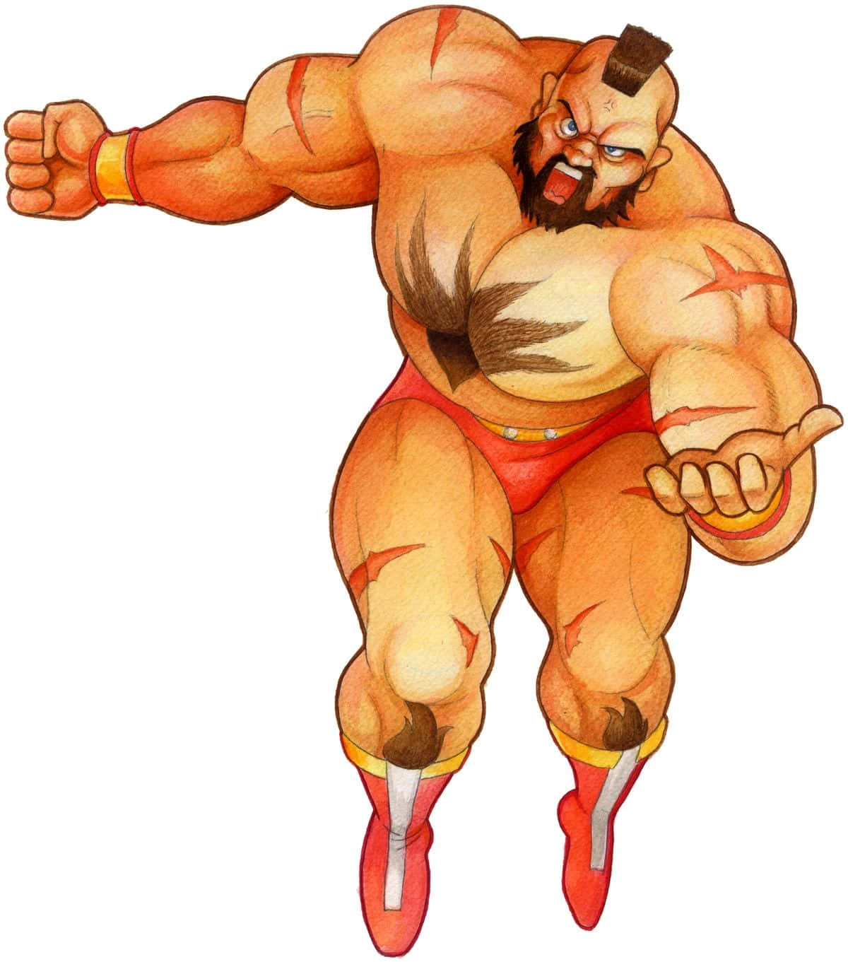Street Fighter Zangief Power Move Wallpaper