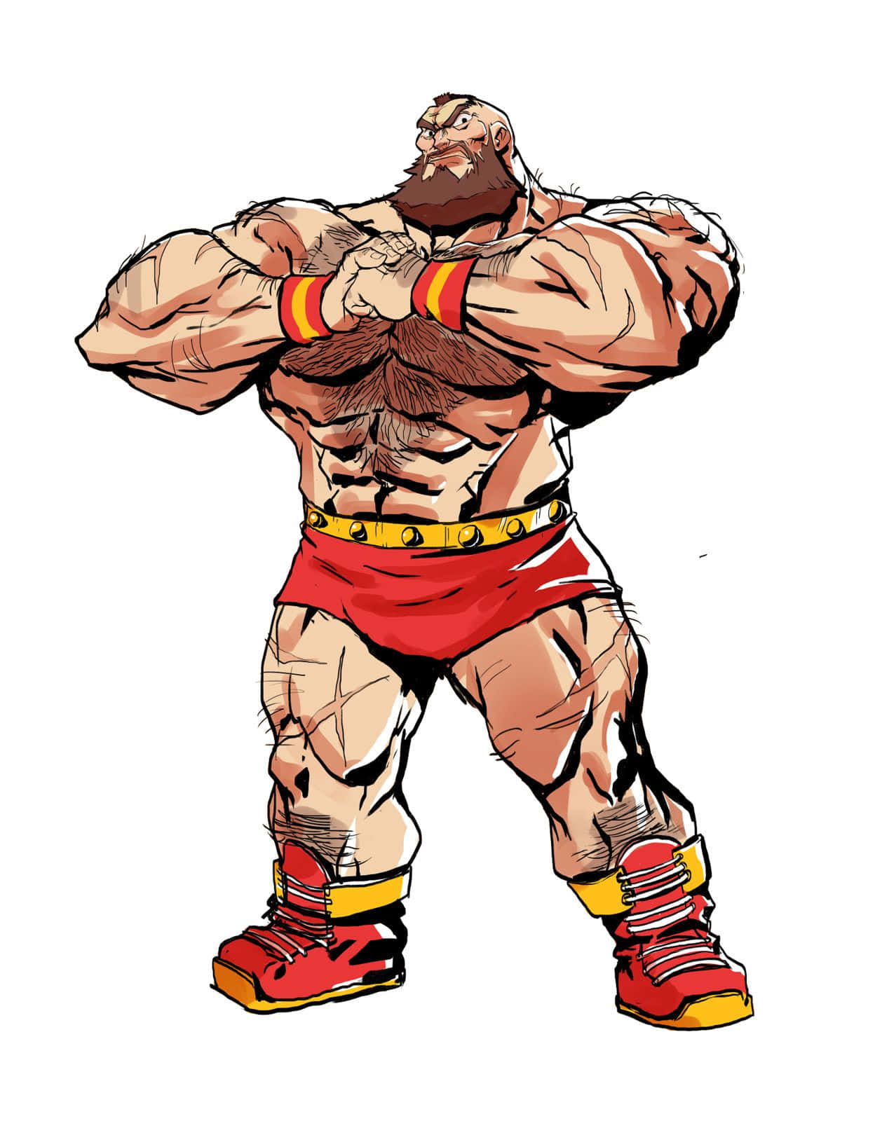 Street Fighter Zangief Power Pose Wallpaper