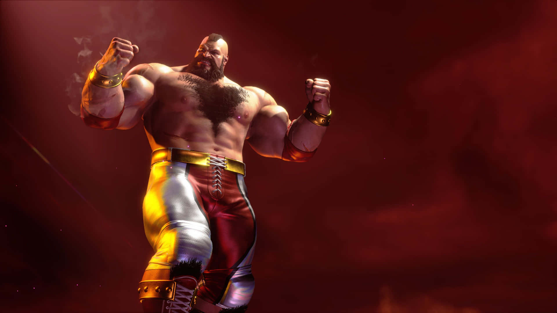 Street Fighter Zangief Victory Pose Wallpaper