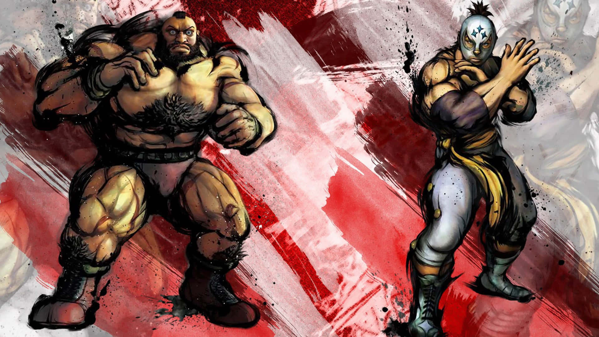 Street Fighter Zangief Vs Warrior Wallpaper
