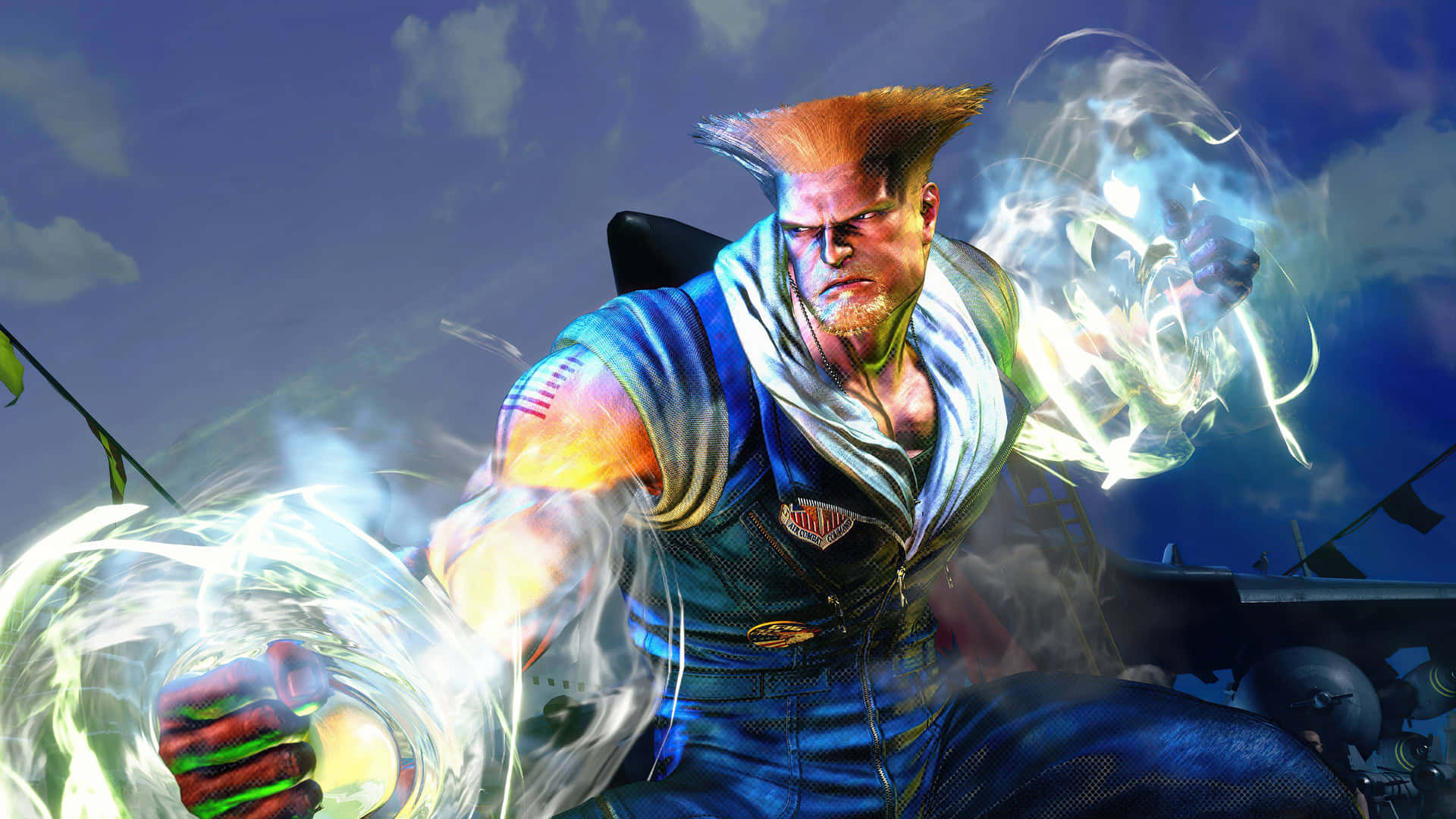 Street Fighter6 Guile Power Move Wallpaper