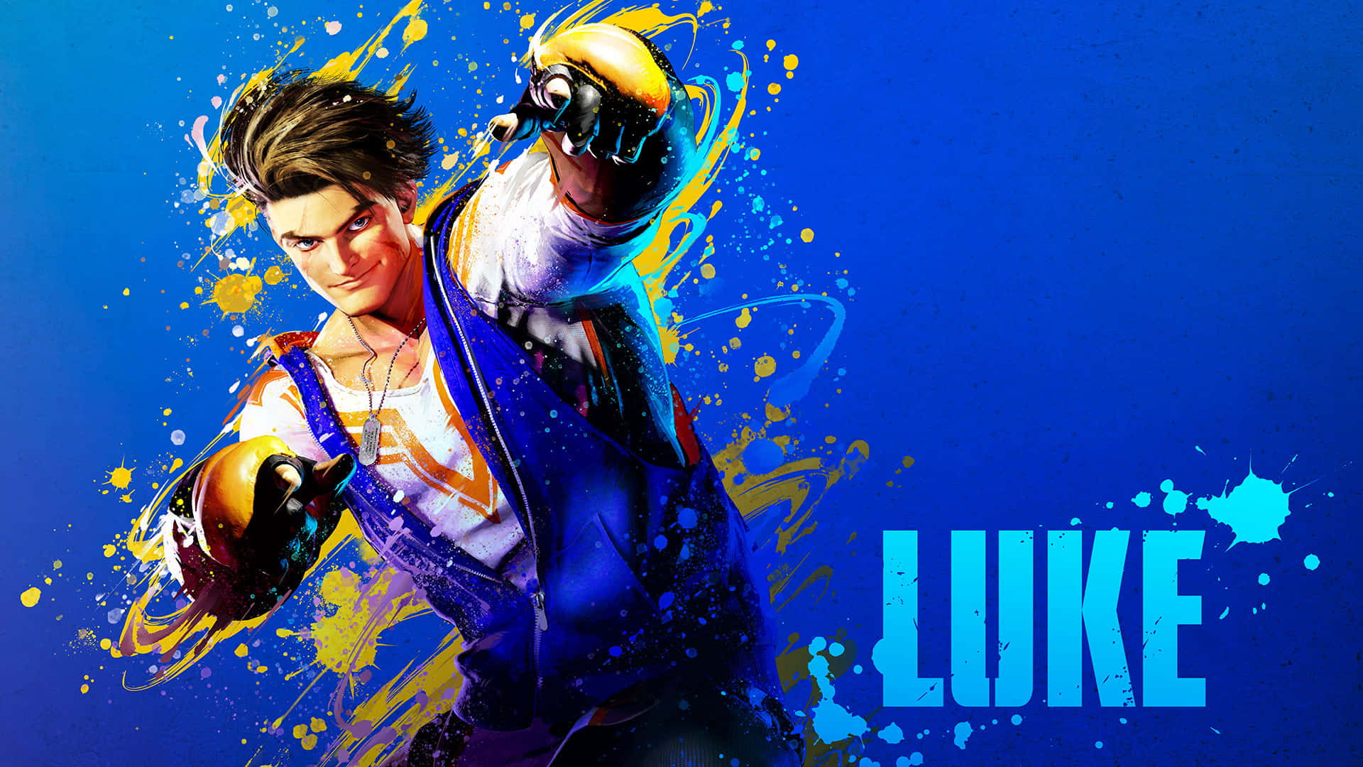 Street Fighter6 Luke Character Artwork Wallpaper