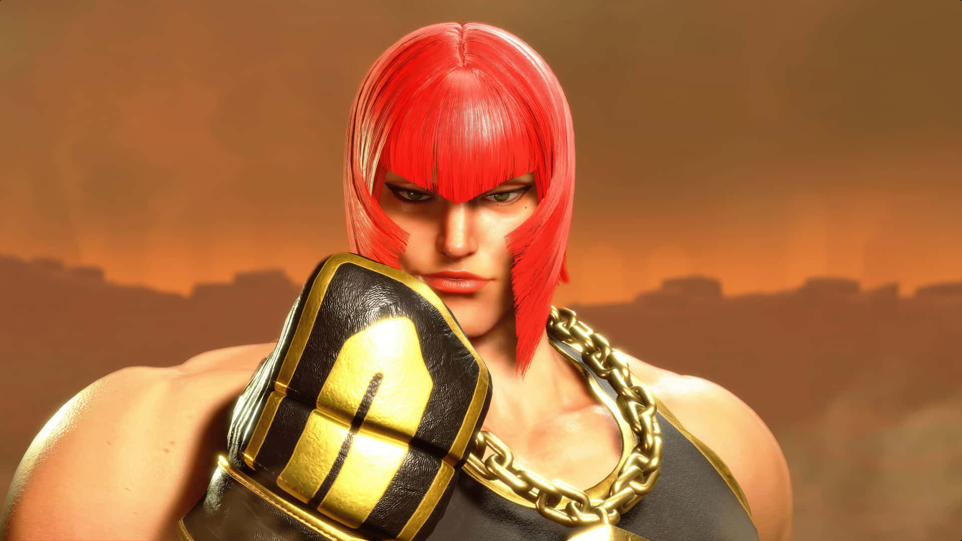 Street Fighter6 Red Haired Fighter Wallpaper