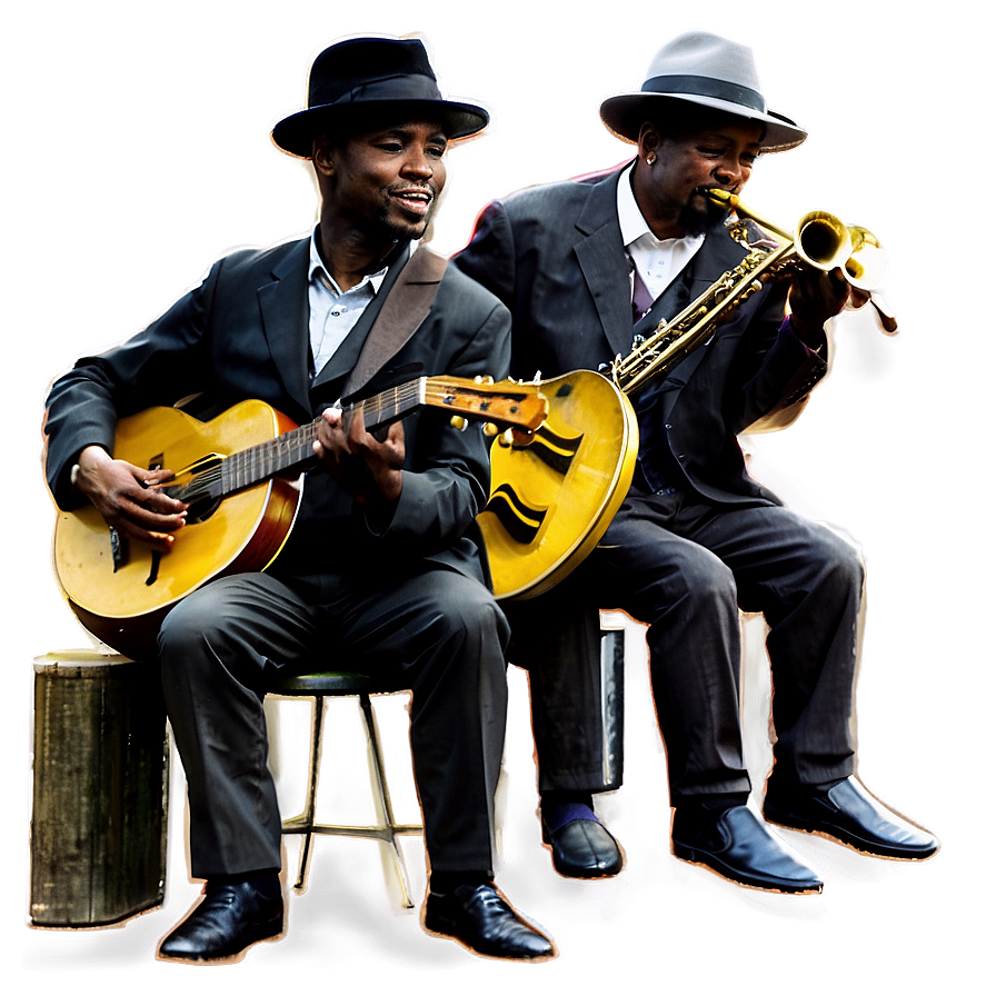 Street Jazz Musicians Png Mus91 PNG